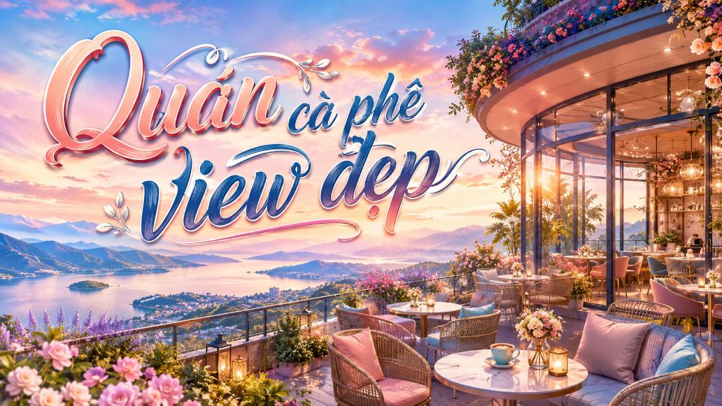 Quán cà phê view đẹp – Gợi ý không gian thư giãn và ngắm cảnh
