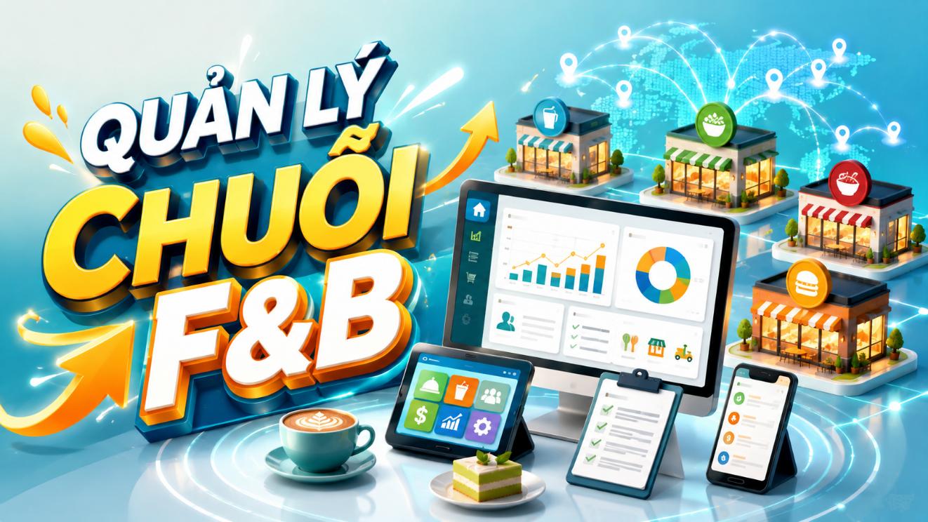 Quản lý chuỗi F&B – Cách vận hành hệ thống hiệu quả