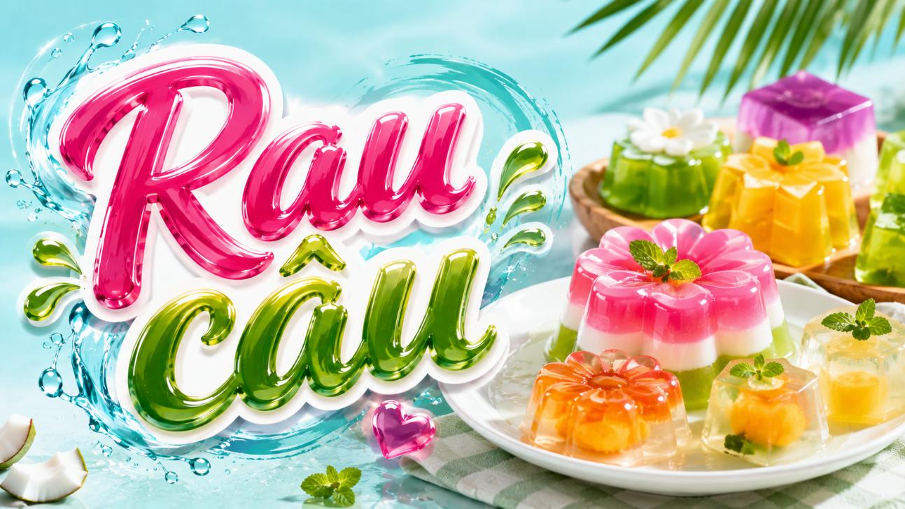 Rau câu – Món tráng miệng mát lạnh, dễ thưởng thức