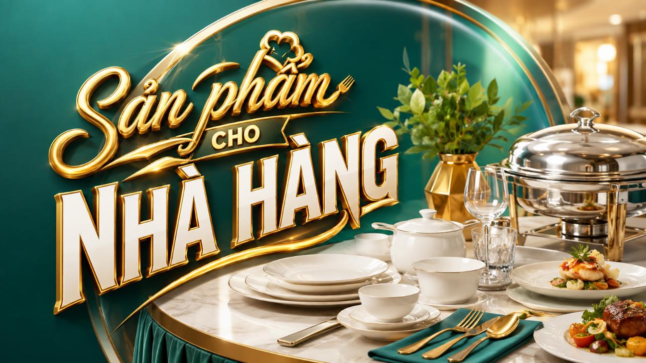 Sản phẩm cho nhà hàng – Những nhóm thiết bị và vật dụng cần thiết