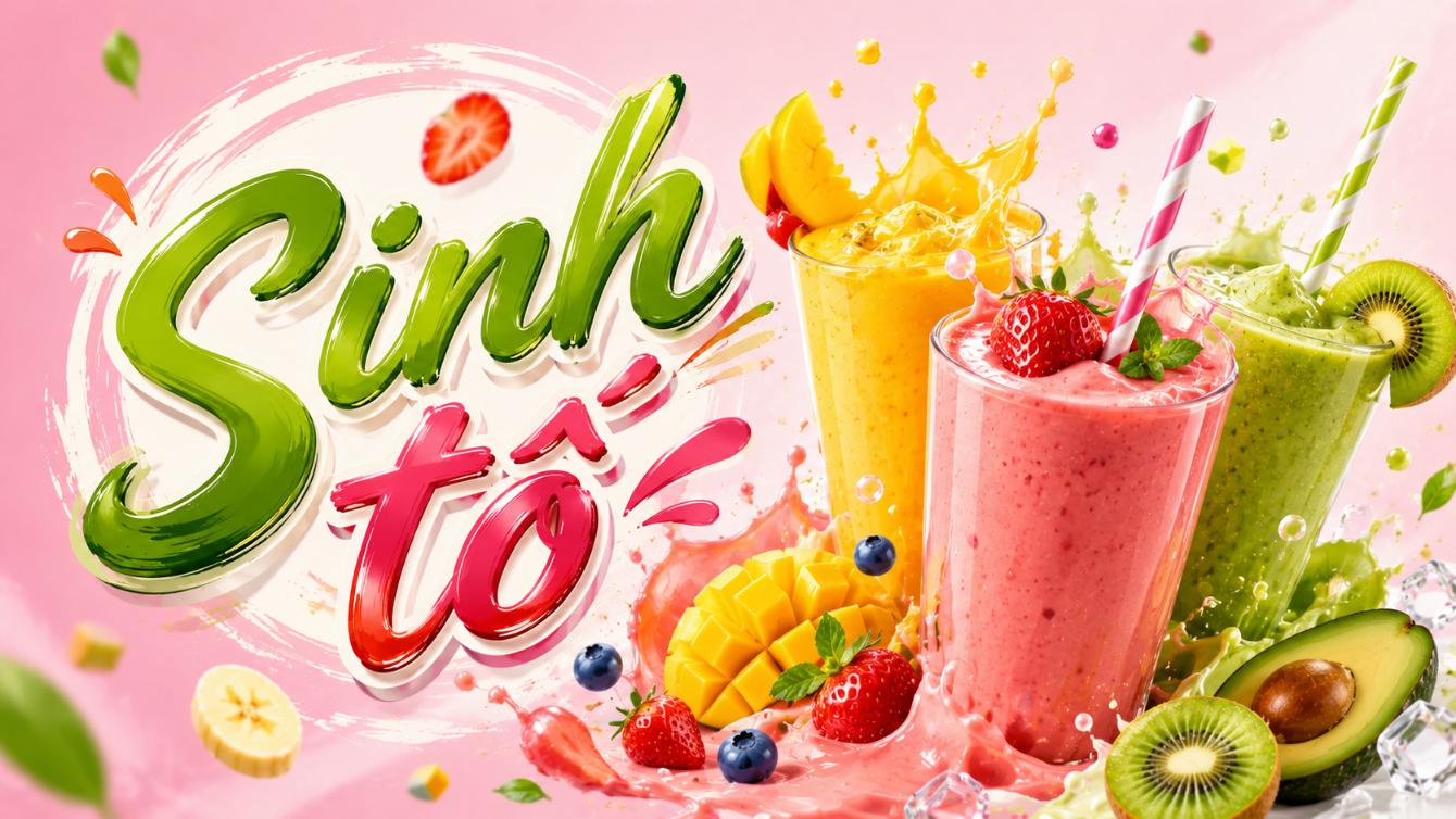 Sinh tố – Các loại phổ biến và cách lựa chọn