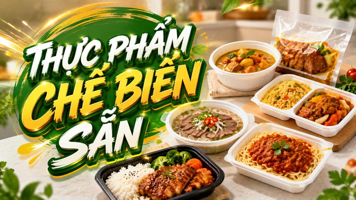 Thực phẩm chế biến sẵn – Tiện lợi cho nhịp sống hiện đại