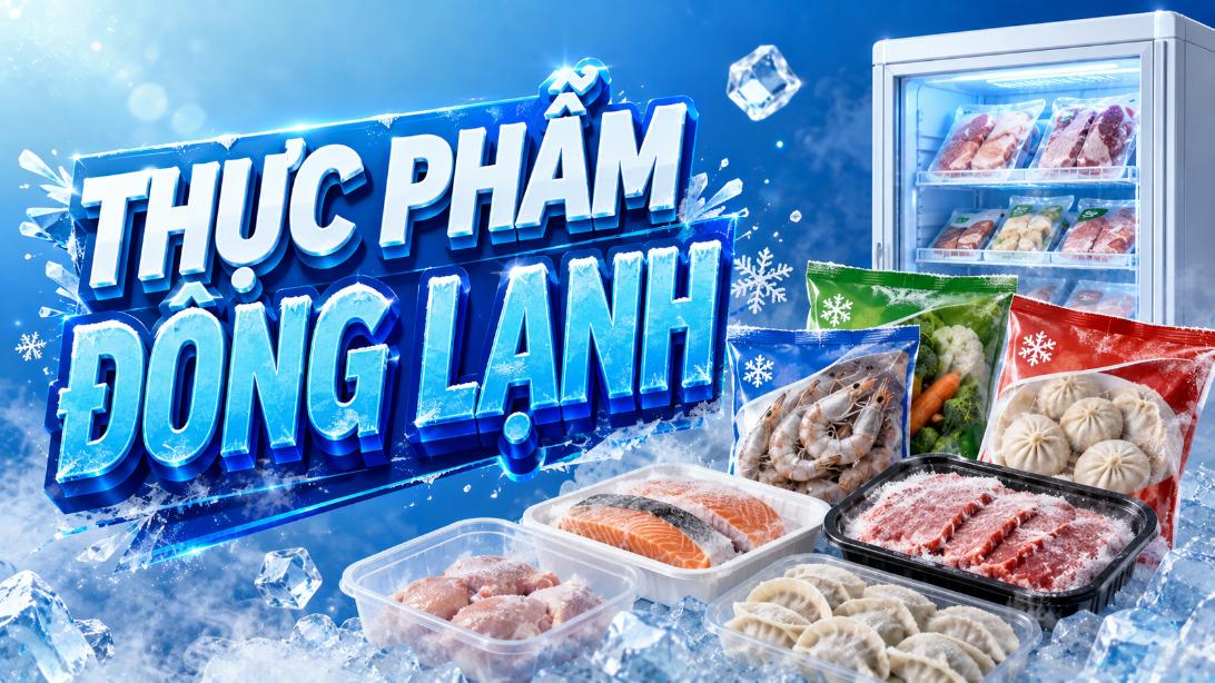 Thực phẩm đông lạnh – Tiện lợi, đa dạng và dễ bảo quản