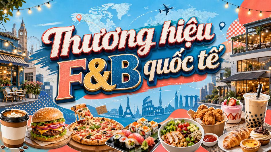 Thương hiệu F&B quốc tế – Những thương hiệu nổi tiếng toàn cầu