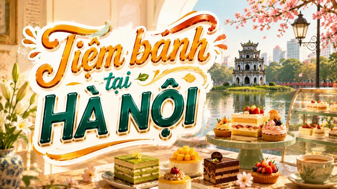Tiệm bánh tại Hà Nội – Gợi ý nơi mua bánh ngon, đa dạng