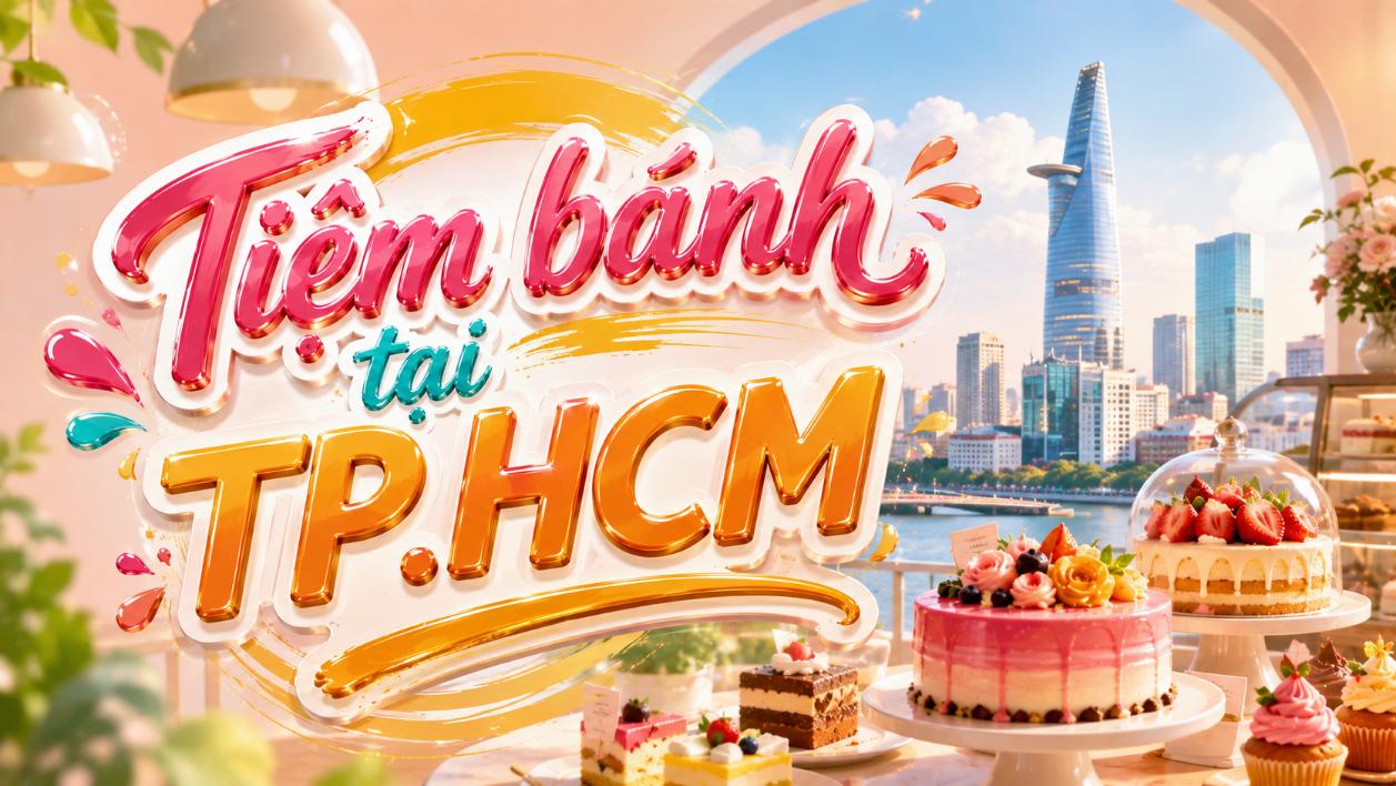 Tiệm bánh tại TP.HCM – Gợi ý nơi mua bánh ngon, đa dạng
