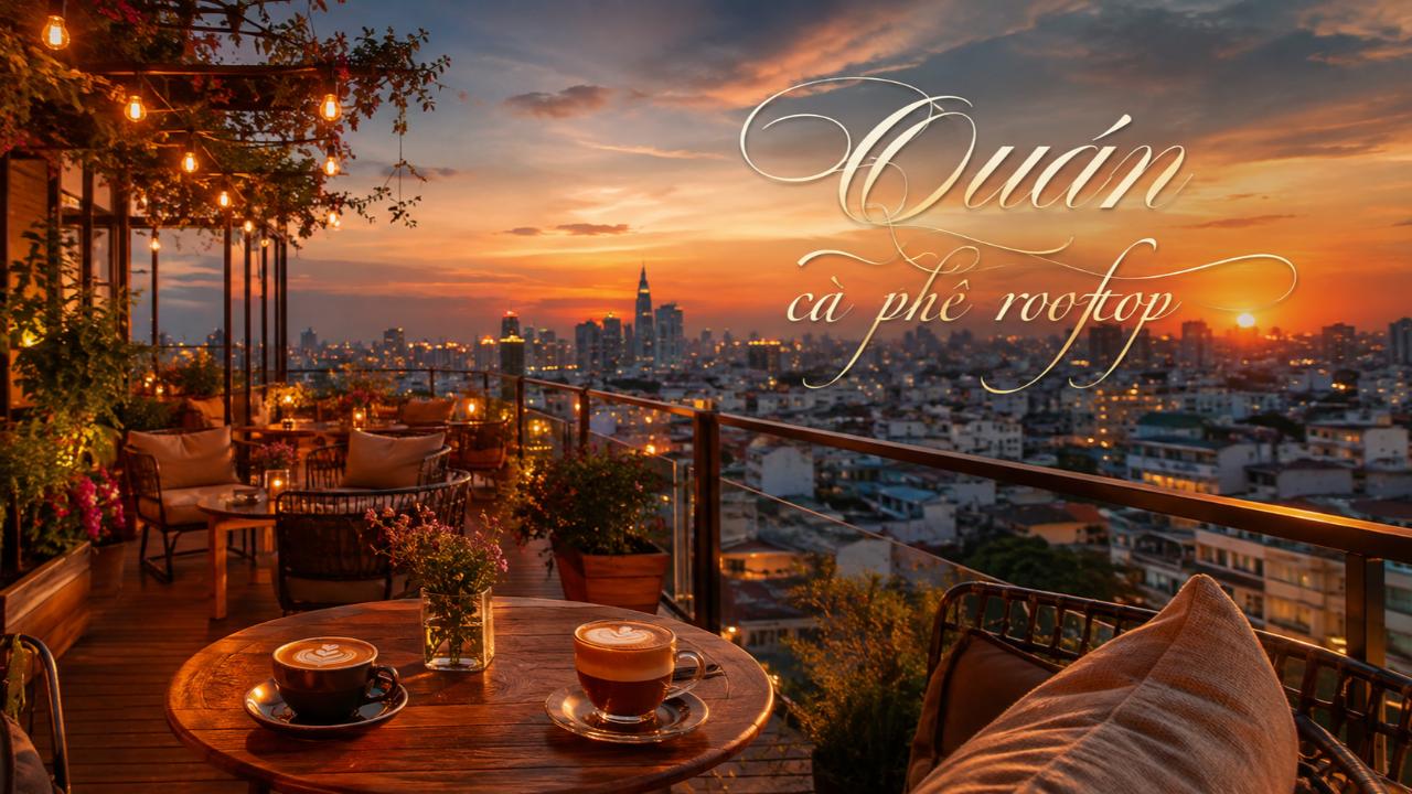 Trốn Phố Ồn Ào Với Những Quán Cà Phê Rooftop Cực Thư Giãn